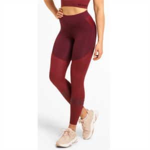 Better Bodies Chrystie Shiny Tights Deep Maroon