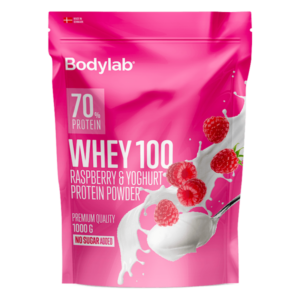 BodylabÂ Whey 100 Proteinpulver Raspberry and Yoghurt 1kg
