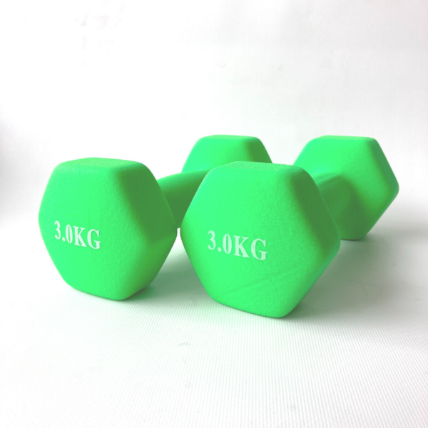 ASG Neoprene Håndvægte - 2x3 kg